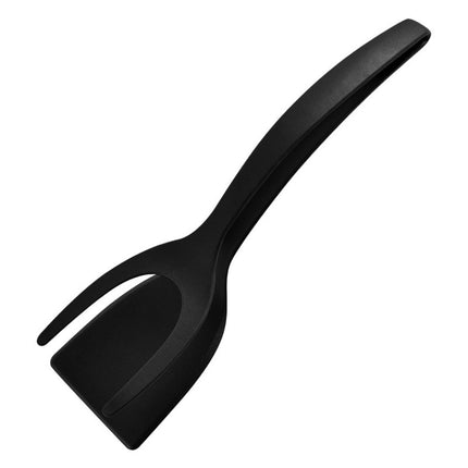 2-in-1 Grip and Flip Tongs with Heat-Resistant Spatula | Versatile Kitchen Tool for Easy Flipping and Gripping