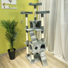 Luxury Multi-Layer Cat Climbing Frame with Plush Platforms | Durable Playhouse for Climbing and Scratching Fun