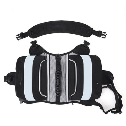 Outdoor Large Dog Backpack with Adjustable Fit & Breathable Oxford Cloth | Comfortable Travel for Small Pets
