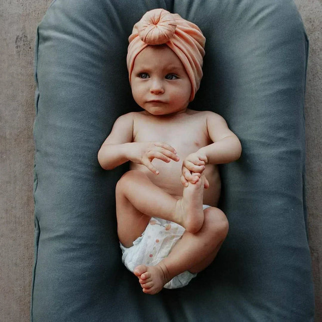 Baby Lounger, Infant Lounger with Removable Washable Cotton Cover, Portable Baby Nest for Home and Travel_01