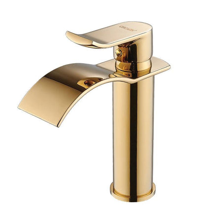 Bathroom Faucets, Waterfall Single Hole Bathroom Faucet – image 4