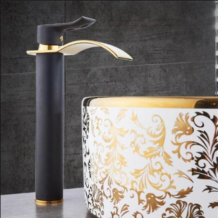 Bathroom Faucets, Waterfall Single Hole Bathroom Faucet – image 14