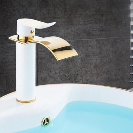 Bathroom Faucets, Brass Bathroom Sink Faucet with Single Handle – image 7