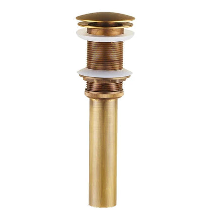 Antique Bronze Bathroom Faucet Single Hole, Vintage Bathroom Sink Faucet with Single Handle for Hot and Cold Water – image 8