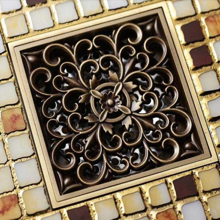 Shower Drain Cover, Brass Shower Drain Strainer