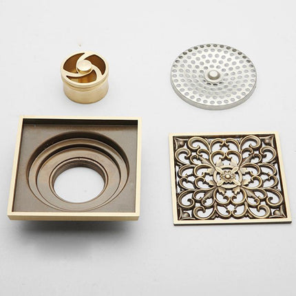 Shower Drain Cover, Decorative Floor Drain Grate in Square and Round Designs – image 5
