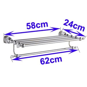Bathroom Accessories Chrome, Towel Bar – image 14