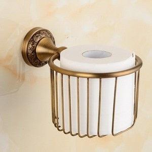 Bathroom Accessories in Antique Brass Sold Separately, Towel Bar – image 5