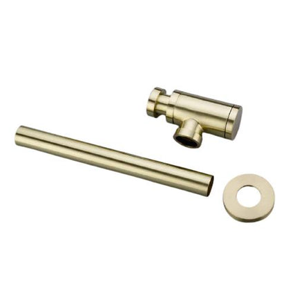Bathroom Sink Drain Kit with Bottle Trap, Electroplated Bathroom Drain in Round Style – image 11