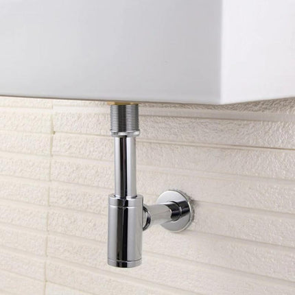 Bathroom Sink Drain Kit with Bottle Trap, Brass Pop Up Sink Stopper