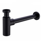 Bathroom Sink Drain Kit with Bottle Trap, Brass Pop Up Sink Stopper – image 6