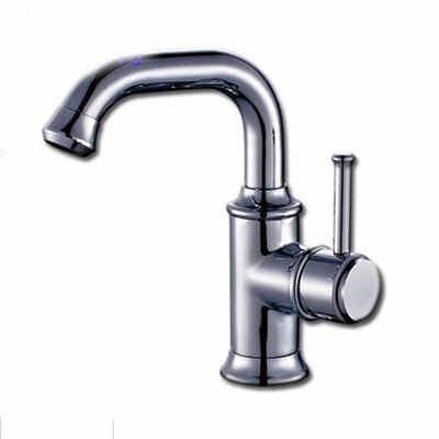 Single Hole Bathroom Faucet, Deck Mount Brass Faucet for Basin – image 6
