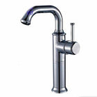 Single Hole Bathroom Faucet, Deck Mount Brass Faucet for Basin – image 11