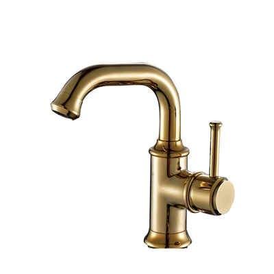 Single Handle Bathroom Sink Faucet with Water Filter, Deck Mount Brass Faucet for Basin – image 8