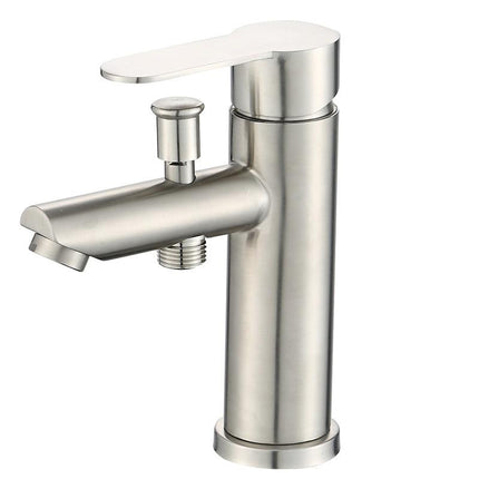 Pull Out Bathroom Faucet with Handheld Shower Head, Single Hole Bathroom Faucet