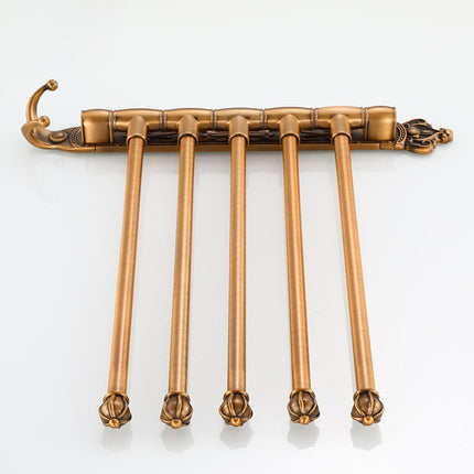 Towel Rack for Bathroom, Towel Holder Wall Mounted with 2 to 5 Swivel Bars