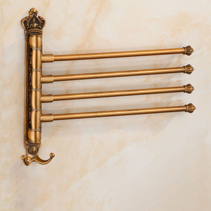 Swivel Arm Towel Rack with Hook – Towel Rack for Bathroom – image 8
