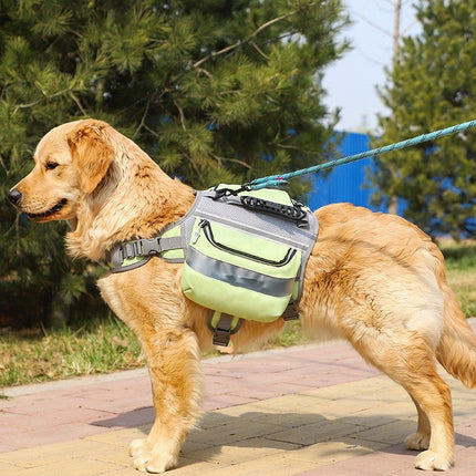 Outdoor Large Dog Backpack with Adjustable Fit & Breathable Oxford Cloth | Comfortable Travel for Small Pets