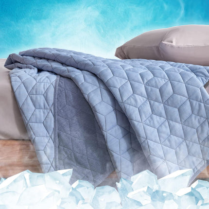 Vepine Cooling Blanket | Lightweight Dual-Sided Design for Hot Sleepers - Cozy Summer Throw for Comfort and Breathability