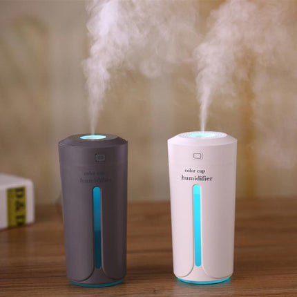 Color Humidifier Cup with 7 LED Lights | 230ml USB Essential Oil Diffuser for Home and Office