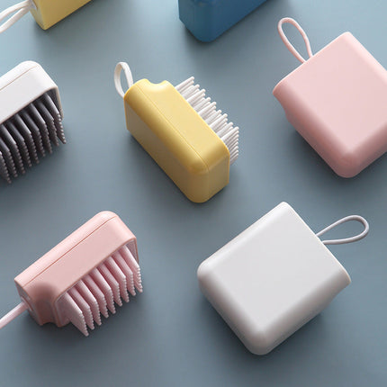 Pet Bath Massage Brush with Soft TPR Combs | Gentle Grooming and Relaxation for Happy Pets