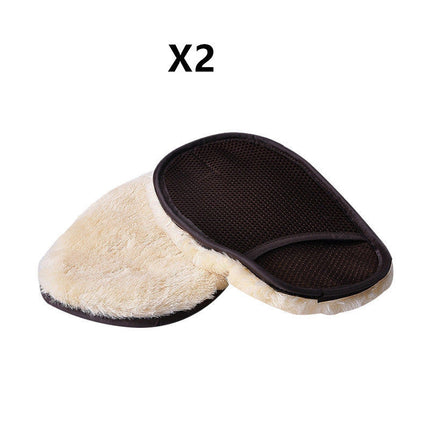 Car Wash Gloves with High-Grade Imitation Wool | Soft Cleaning for Cars and Motorcycles