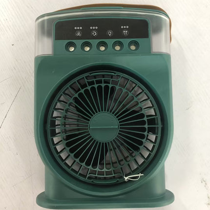 Portable USB Air Cooler with Adjustable Fan and 7-Color LED Lights | Personal Comfort for Home and Office