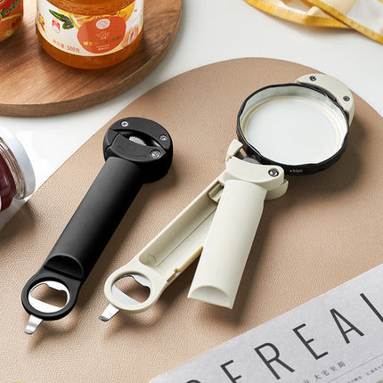 Adjustable 3-in-1 Cap Screwer with Ergonomic Handle | Versatile Tool for Effortless Opening of Jars, Bottles, and Cans
