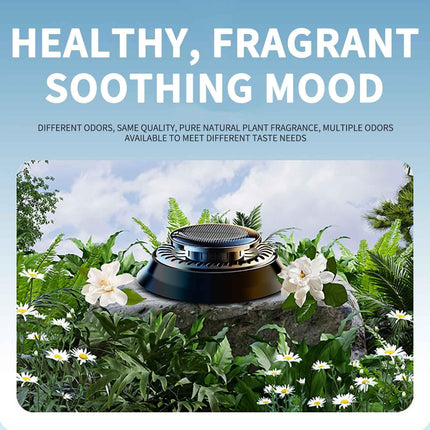 Solar Car Essential Oil Diffuser with Rotating Design | Eco-Friendly Fragrance Delivery for Odor Elimination