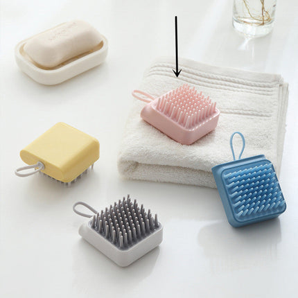 Pet Bath Massage Brush with Soft TPR Combs | Gentle Grooming and Relaxation for Happy Pets