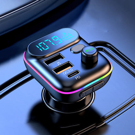 Bluetooth MP3 Transmitter for Car with FM Modulation | Durable ABS Design for Enhanced Audio Experience