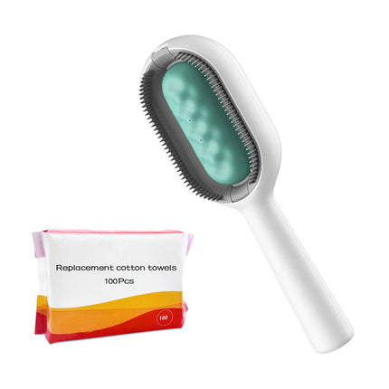 2-in-1 Pet Grooming Brush with Water Tank and Hair Removal | Efficient Cleaning for Cats and Dogs