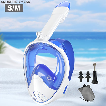 Full Face Snorkel Mask with 180 Degree View, Snorkeling Mask for Swimming – image 20