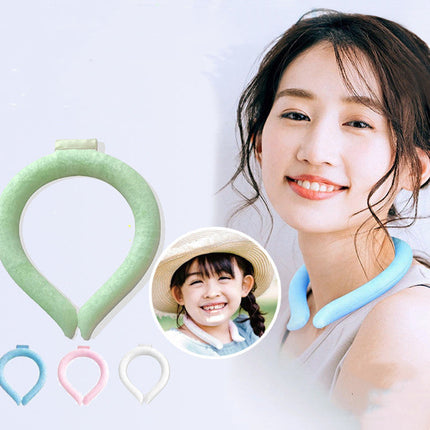 Ice Neck Ring with Advanced Cooling Technology | Rechargeable Comfort for Heatstroke Prevention