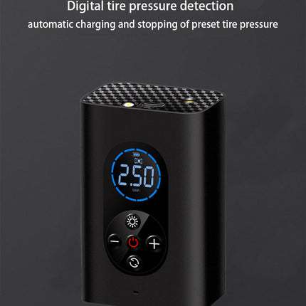 Wireless Air Pump with 80W Power & 4000mAh Battery | Portable Inflator for Cars, Bicycles, and Outdoor Gear