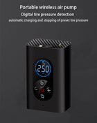Wireless Air Pump with 80W Power & 4000mAh Battery | Portable Inflator for Cars, Bicycles, and Outdoor Gear
