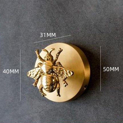 Decorative Brass Wall Hooks, Gold Animal Coat Hooks for Keys and Towels – image 4