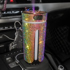 Diamond Car Humidifier & LED Aromatherapy Diffuser with Ultrasonic Technology | Stylish Hydration for Home, Office, and Travel