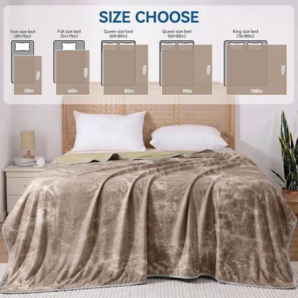 Cozy Nights | Cooling Throw Blanket for Hot Sleepers with Arc-Chill Technology | Lightweight & Breathable Summer Comfort