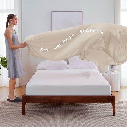 Cozy Comfort | Summer Cooling Blanket for Hot Sleepers with Bamboo Rayon | Lightweight Throw for Travel and Outdoor Use