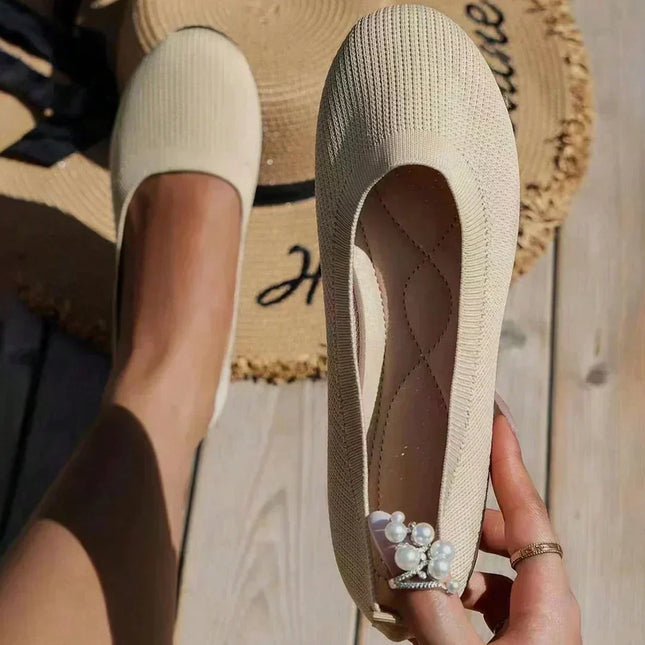 Ballet Flats for Women, Non Slip Shoes with Arch Support