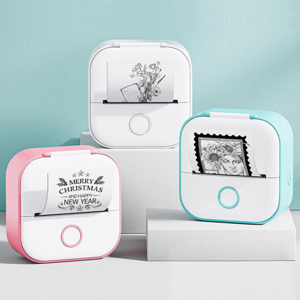 Portable Mini Thermal Label Printer with Inkless Technology | Bluetooth Connectivity for On-the-Go Printing
