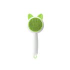 Cat Hair Removal Comb with One-Click Cleaning Feature | Easy Grooming Tool for Cats with Gentle Massage Action