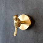 Decorative Brass Wall Hooks, Gold Animal Coat Hooks for Keys and Towels, Handmade Wall Decoration for Entryway