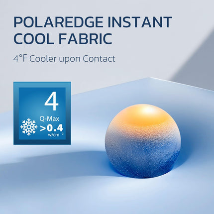 Cool Comfort | Queen Size Cooling Blanket with Q-Max >0.4 Fabric | Lightweight Summer Blanket for Hot Sleepers