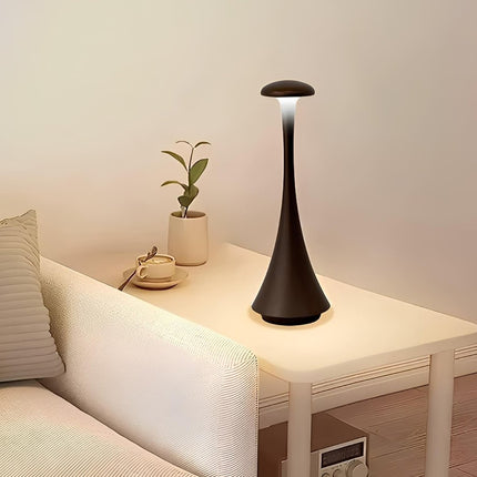 Dimmable Cordless Spire Lamp with Touch Control | Modern Aluminum Design for Versatile Home Lighting