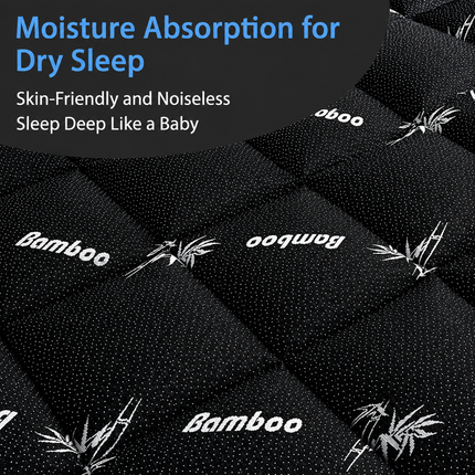 Comfort Cloud | Cooling Bamboo Mattress Topper with Extra Thickness & Breathable Viscose for Enhanced Sleep Quality
