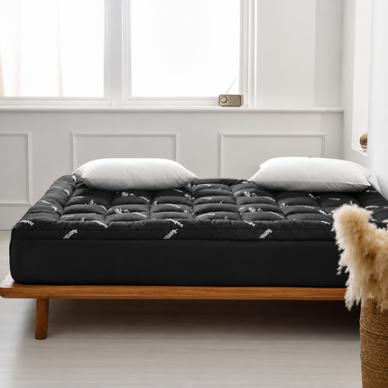 Comfort Cloud | Cooling Bamboo Mattress Topper with Extra Thickness & Breathable Viscose for Enhanced Sleep Quality