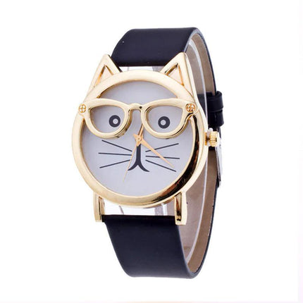 Cartoon Watch with Cute Cat Dial, Cat Gifts for Cat Lovers – image 9