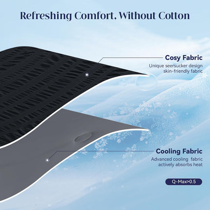 Cozy Comfort | Cooling Blanket with Double-Sided Design | Lightweight & Breathable for Hot Sleepers